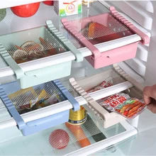 Рефрижератор шкаф для хранения кухонный Органайзер регулируемая полка холодильника с морозильной камерой Держатель Выдвижной ящик Органайзер Экономия пространства