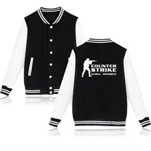 Jaqueta de beisebol uniforme roupas cs counter strike cs go go roupas jaqueta cs counter strike global offensive clothing plus size