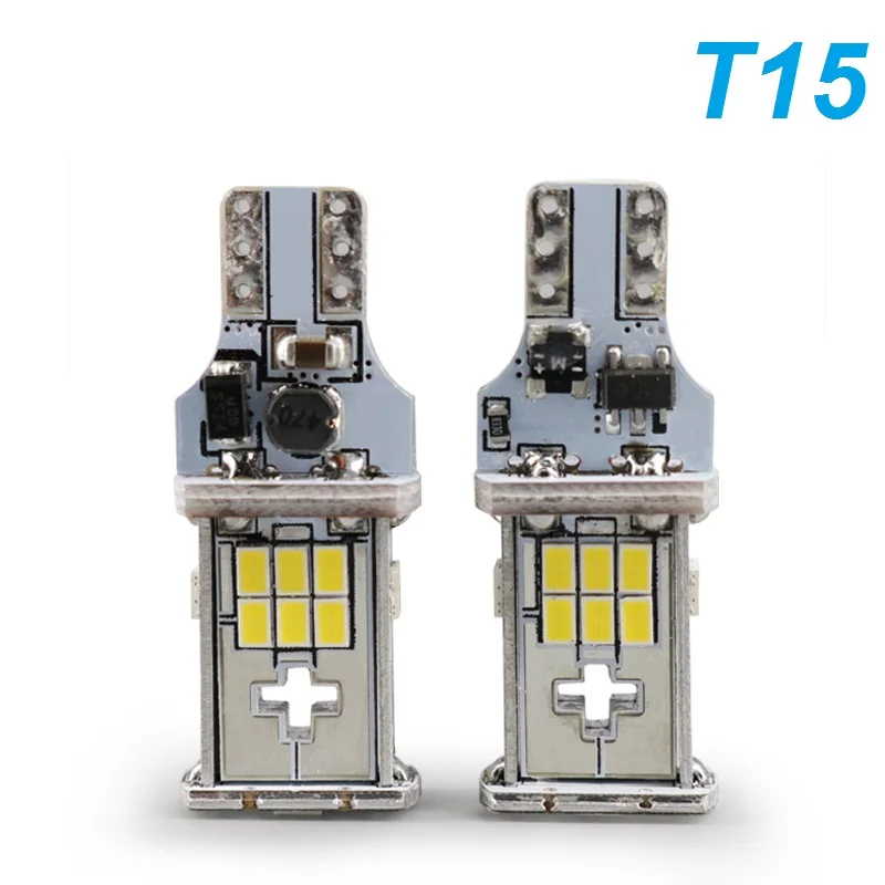 

T15 921 912 LED Reversing Back-up Light Turn Brake Lamp Bulb SMD 3020 18pcs Canbus Error Free Super Bright