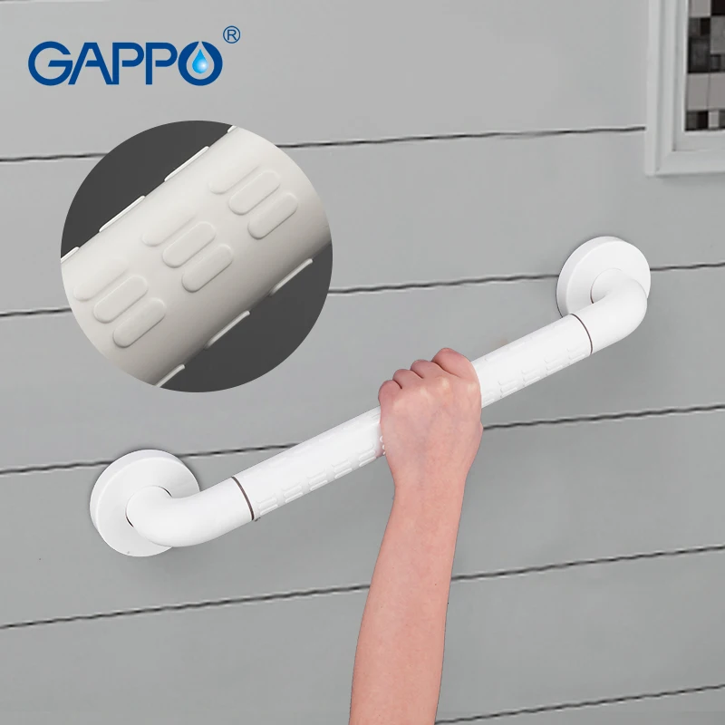 GAPPO Противоскользящий душ для ванной комнаты поручень для пожилых пластиковый поручень белый ванная комната перила Trapleuning Ванна доступ