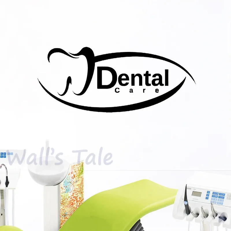 Dental Sign Wall Art Decals Dentist Clinic Decor