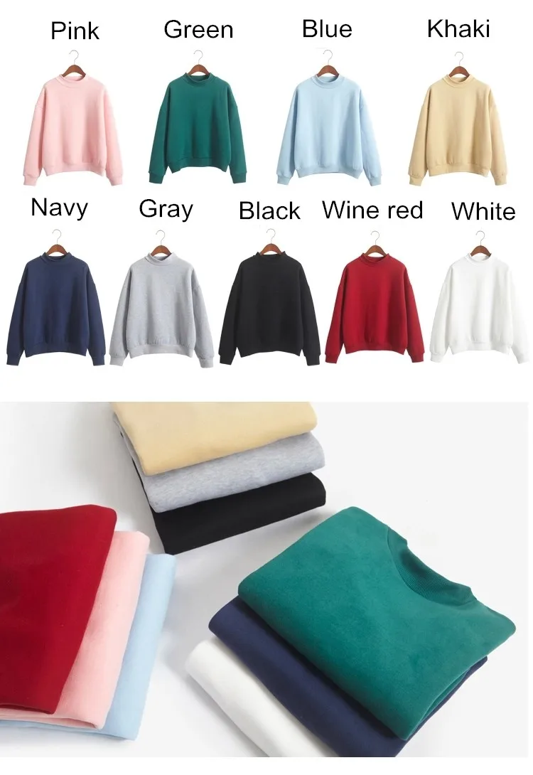 Women's Classy Pullover Thick Knit Sweatshirt-Color Variations