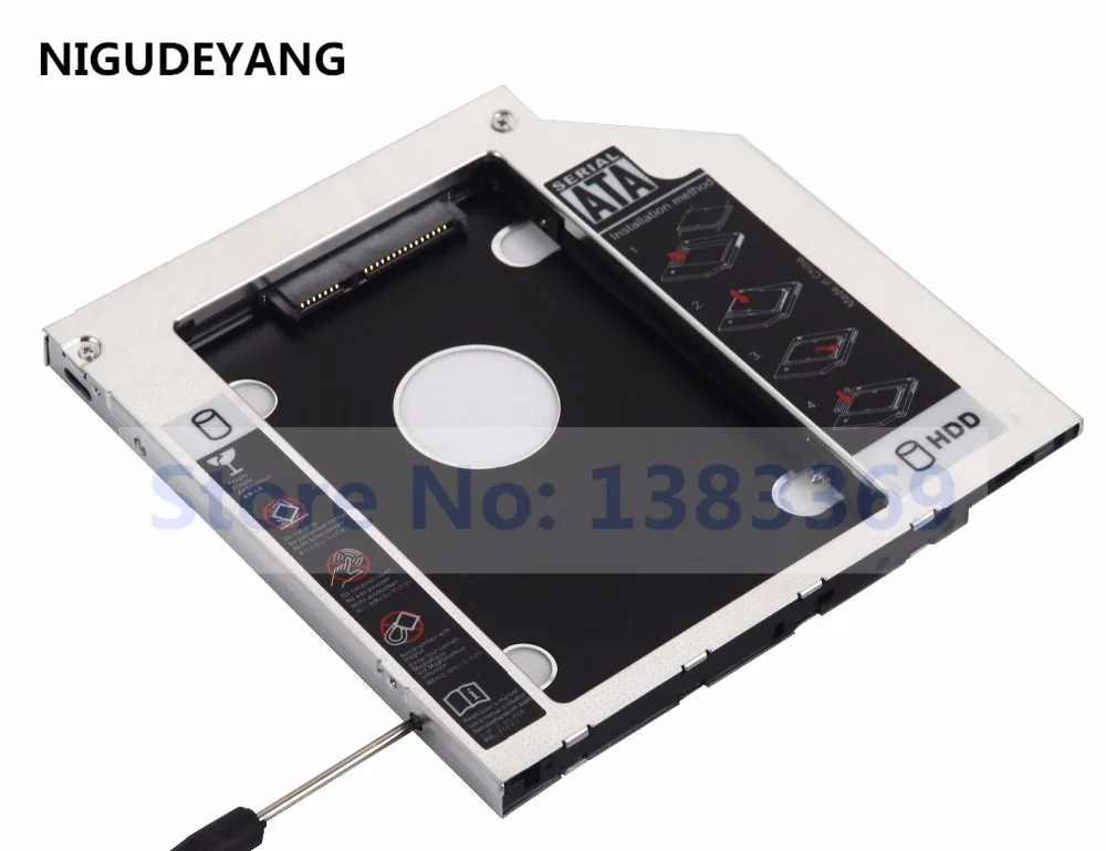 Nigudeyang 2nd диск SSD жесткий диск Caddy адаптер для ASUS n76vb K555L Q551LB заменить UJ8C2 UJ8HC DVD странно
