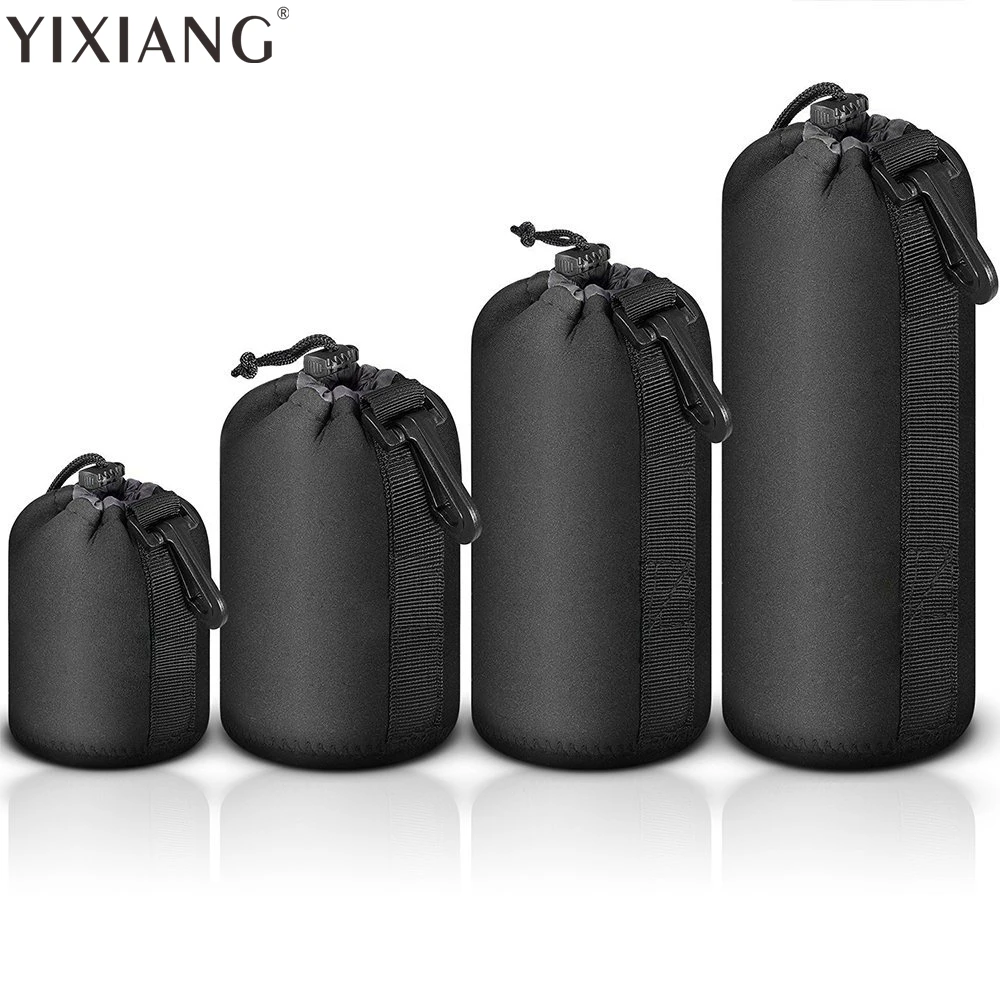 Yixiang New S M L Xl Matin Neoprene Soft Protector Camera Lens Pouch Bag Case For Canon Nikon