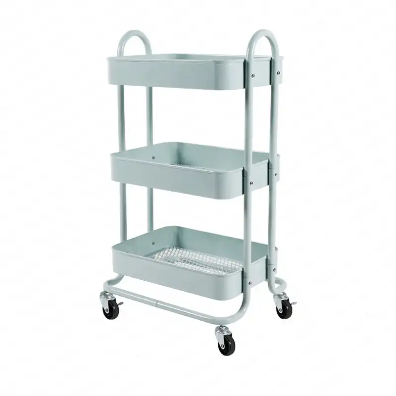Mobile Racks Carts Wheeled Bedroom Kitchen Storage Beauty