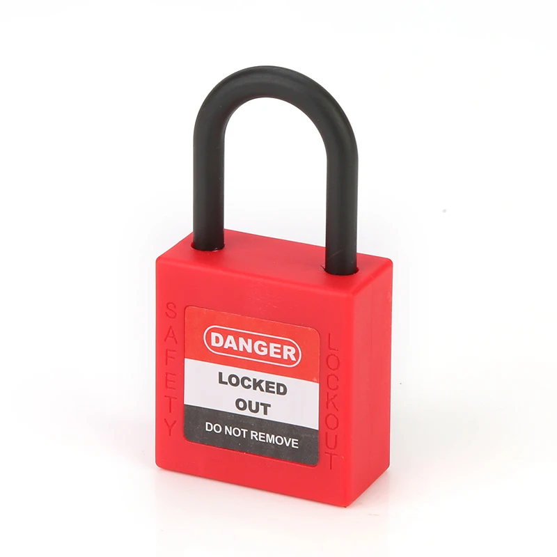 Lockey Mini 25 мм * диаметр. 4 пластиковая Скоба безопасности Padlock Pad Блокировка PS25P|Замки|