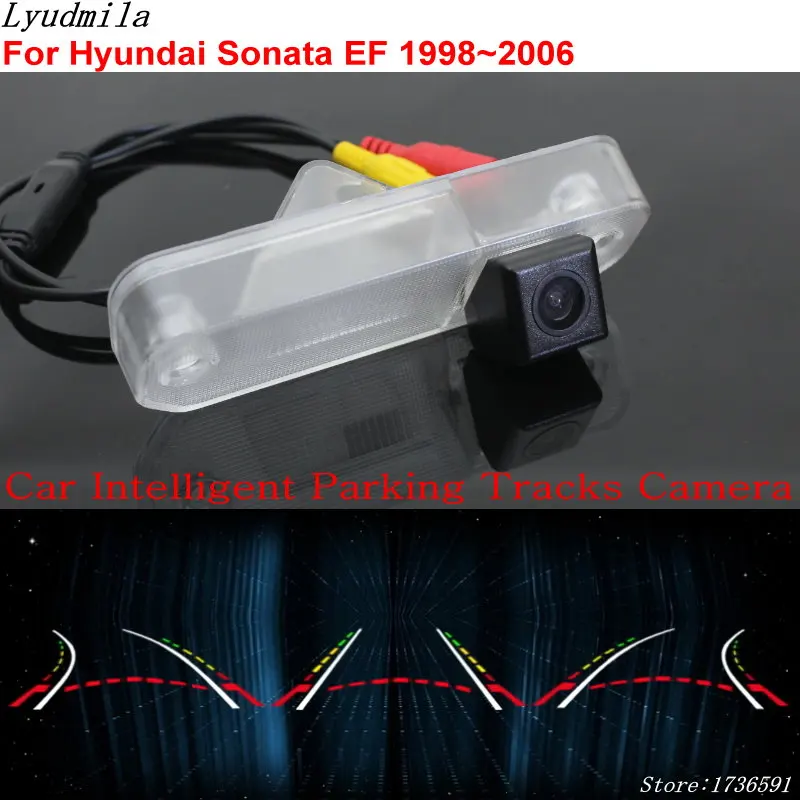 

Lyudmila Car Intelligent Parking Tracks Camera FOR Hyundai Sonata EF 1998~2006 Car Back up Reverse Rear View Camera
