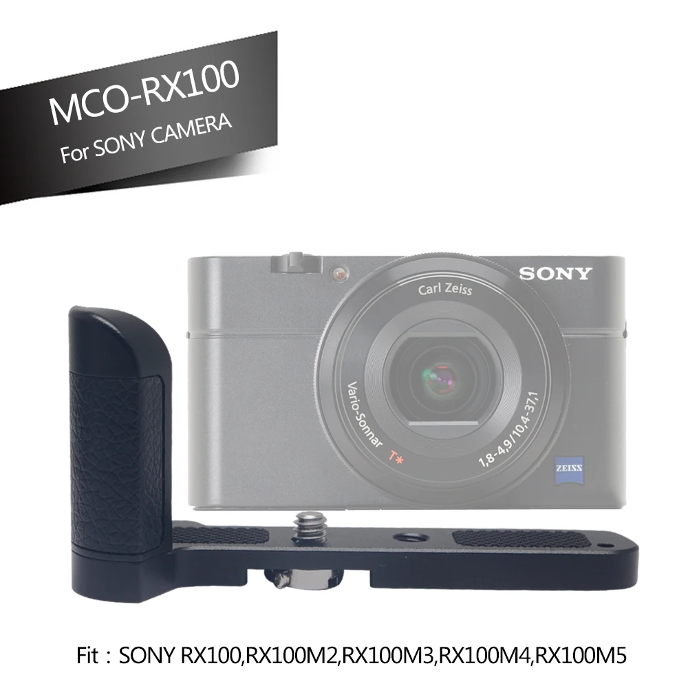 Mcoplus RX100 зажим из алюминиевого сплава Quick Release Plate L Bracketfor стабилизатор для sony RX100 III IV V RX100 M2 M3 M4 M5