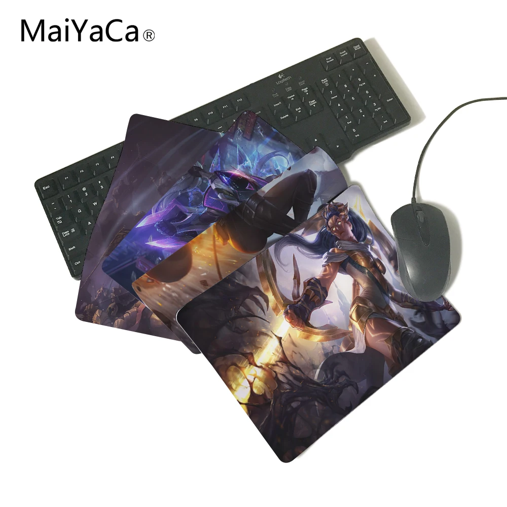 

MaiYaCa LoL Arclight Vayne Retro News Sell New Small Size Mouse Pad Non-Skid Rubber Pad Speed / Control version mouse pad