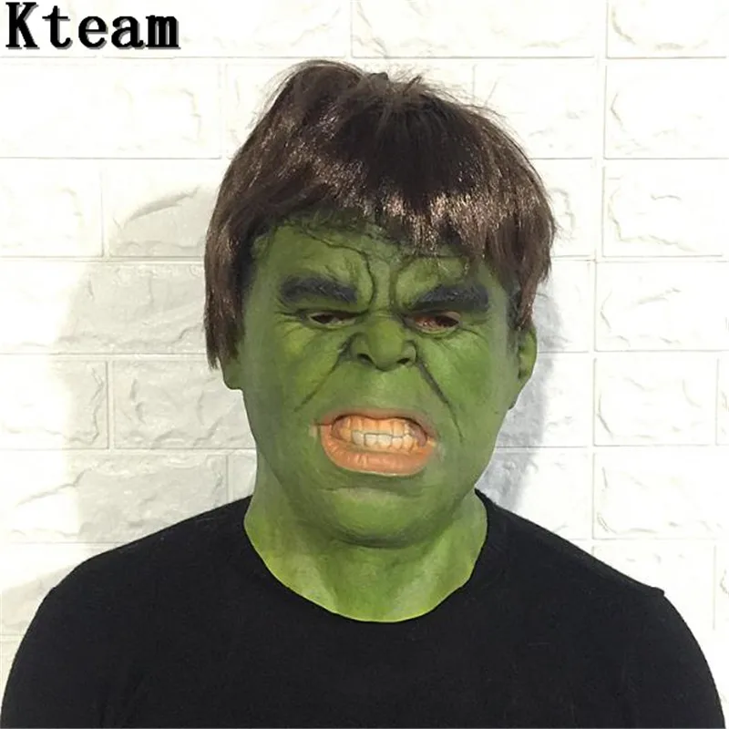 

Hot Movie Incredible Hulk Mask Green Giant Mask for Party Halloween Cosplay Costume Accessory Toy Kids Gift Fancy Dress Toys