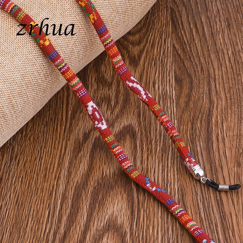Practical Eyeglass Sunglasses Cotton Neck String Cord Retainer Strap Eyewear Lanyard Holder High-End Ethnic Rope Glasses Chain glasses chain glasses retainer
