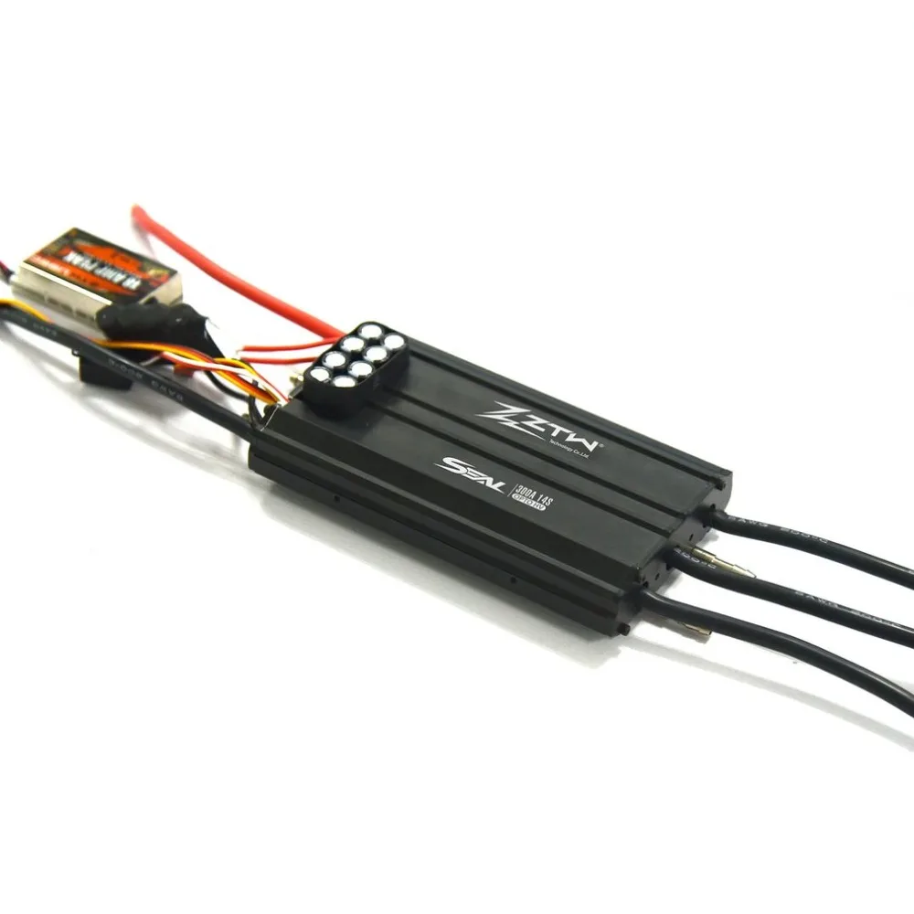 ZTW ختم 300A البصريات HV فرش ESC تحكم سرعة الإلكترونية للتحكم عن بعد RC سباق قارب السفينة الغيار أجزاء
