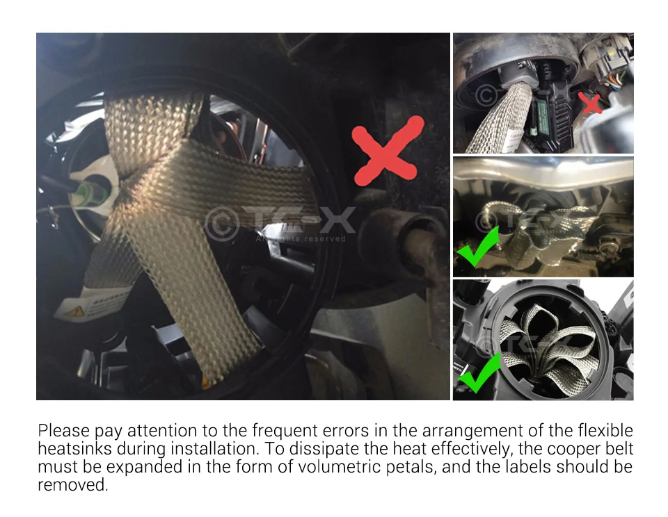 T-X H1 H11 H7 Светодиодная лампа 9005 9006 D2S Автомобильные фары 12 V HB3 4 D4S люсис привело para авто с зэс чип лампы 6000 K Canbus