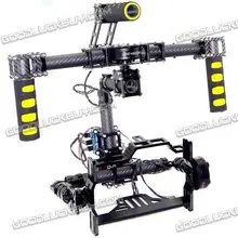 3 оси Бесщеточный 3K полный углеродного волокна DSLR ручной карданный DSLR камера крепление стабилизатор без контроллера двигатели