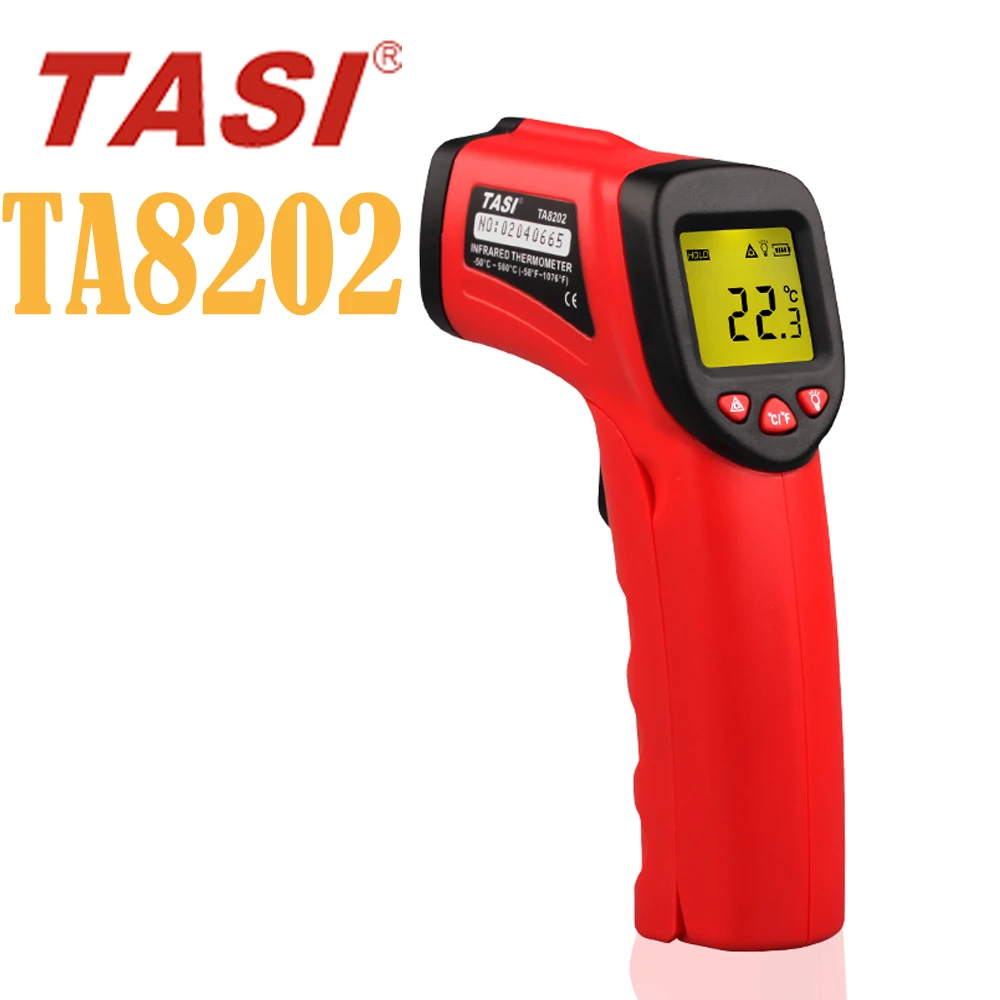 

TA8202 Infrared Thermometer -50 ~ 580 C thermometer, non-contact High Precision temperature measurement tool IR Thermometer