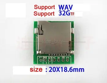

5PCS X M2801002 lossless WAV decoder board MP3 decoder board mp3 decoding module TF card ultra -slim