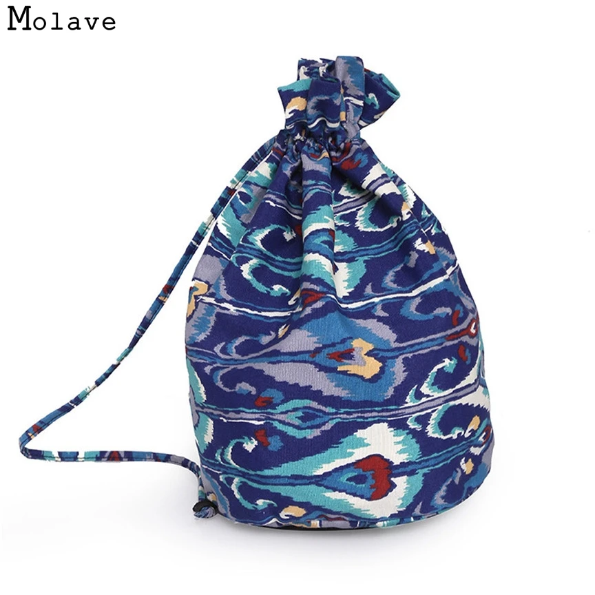 

Naivety New Unisex Bag Retro Printing Geometric Backpacks Lady Fashion Drawstring Bags JUL1 drop shipping