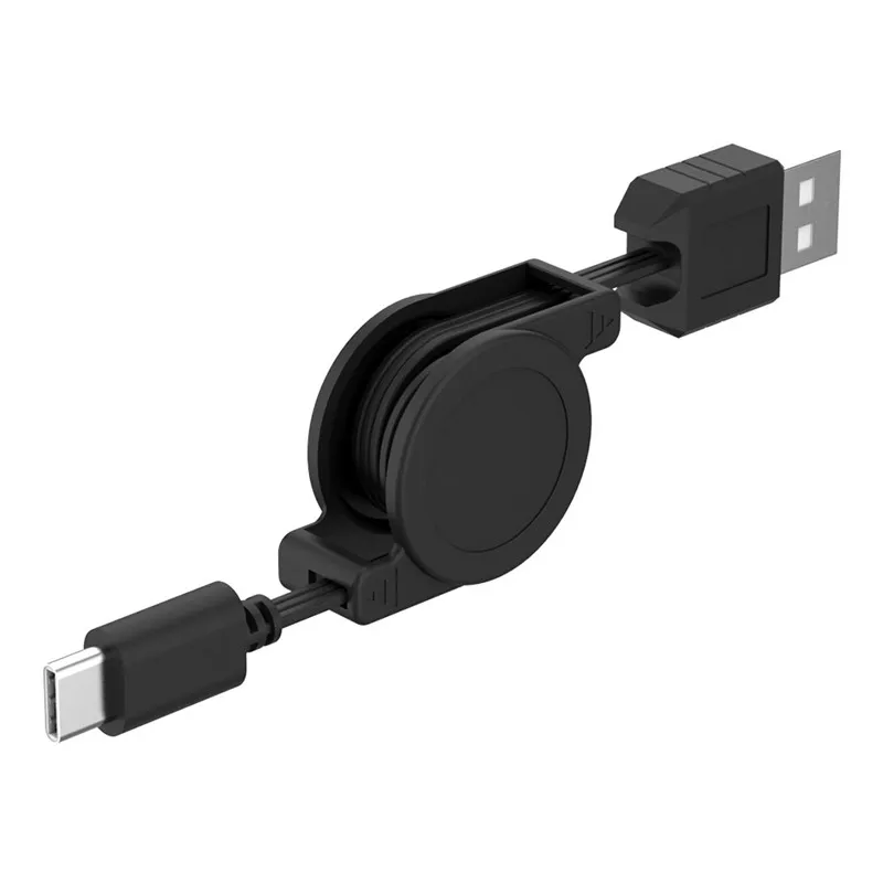 USB C кабель type C портативный зарядный кабель Выдвижной Быстрый type-C зарядный Телескопический шнур для samsung S8 a50 Huwei P30 pro USB C