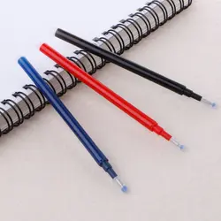 1 шт стираемые трения гелевая ручка пополнения 0,5 мм синий/черный/красный канцелярские школьные принадлежности C26