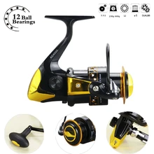 12+1BB Spinning reel fishing reel 2000-9000 5.5:1 Gapless structure spinning reel casting fishing reel lure tackle olta makaral