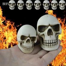 BUF Resin Craft Halloween Decoration Small Skull Statues Creative Bar Decoration Skull Statue Sculpture Art Sketch Model BUF Resin Craft Halloween Decoration Small Skull Statues Creative Bar Decoration Skull Statue Sculpture Art Sketch Model