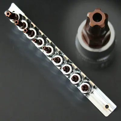 Gouprunn 9 sets of flower type screwdriver sleeve batch middle hole five socket wrench | Автомобили и мотоциклы