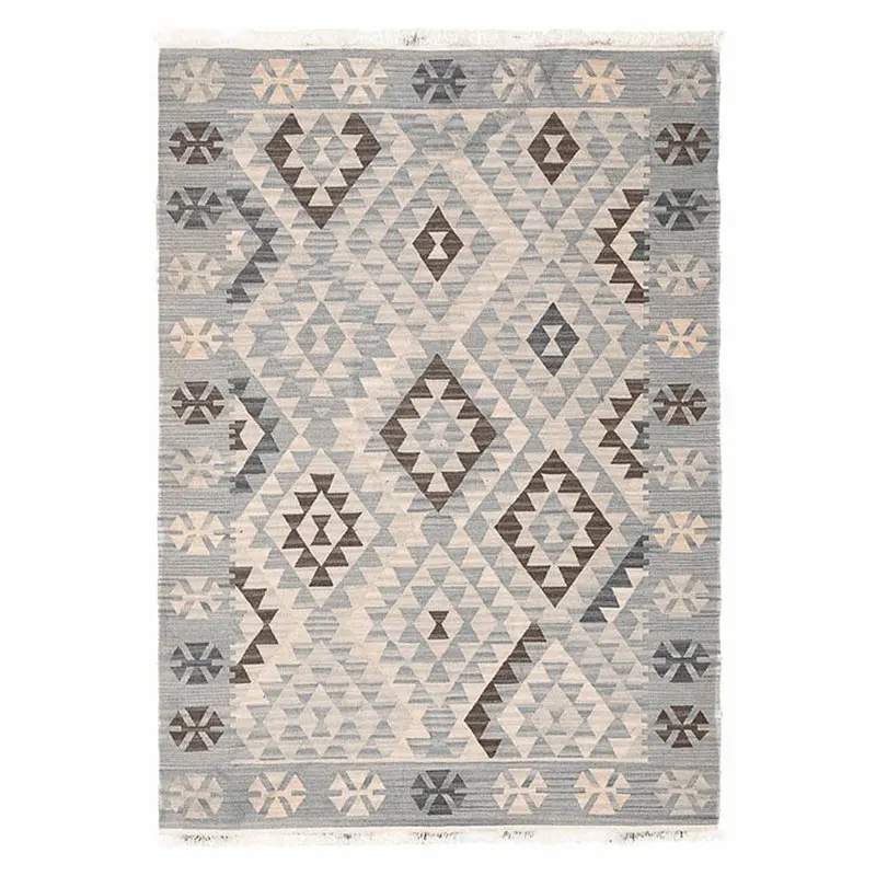 Kilim 100% шерстяной ковер ручной работы геометрический индийский современный в