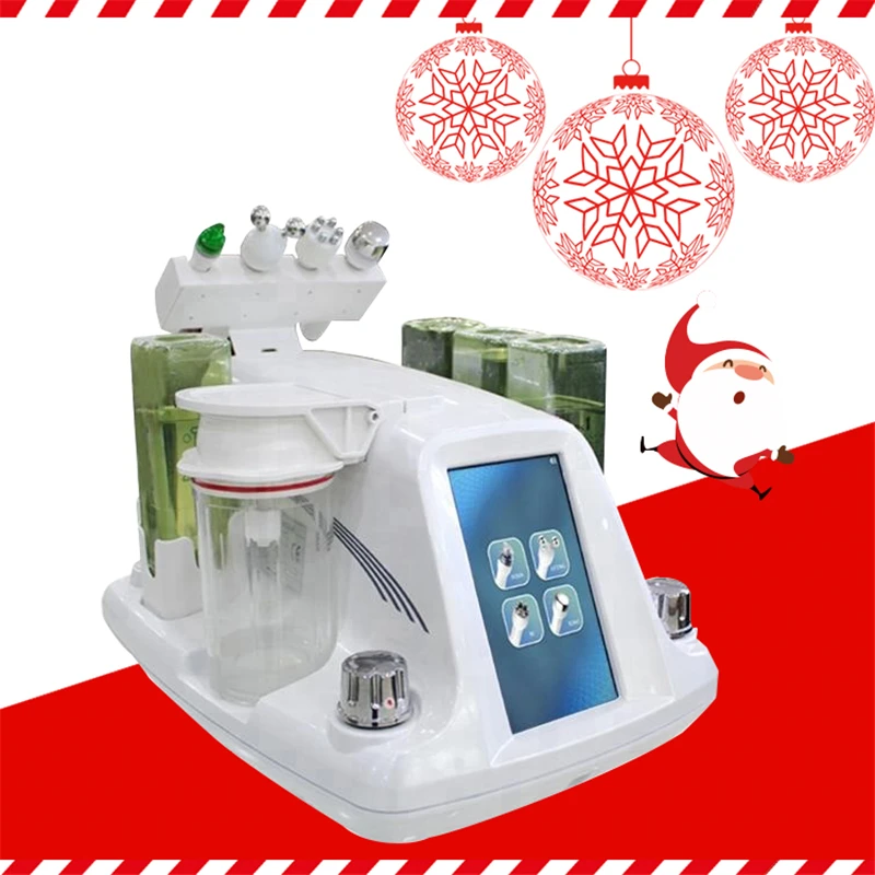 2020 4 in 1 Korean model hydar facial hydra dermabrasion RF bio microcurrent sixpolar New spa machine CE |