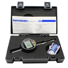 1 шт. высокоточные цифровые индикаторы 0-25.4x0.01mm диапазон 0-25,4 мм разрешение 0,01 мм цифровой дисплей процент циферблат индикатор