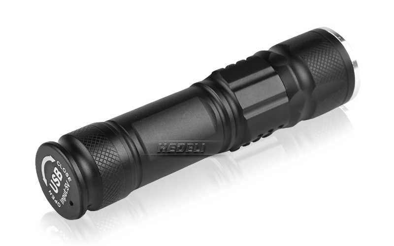 Фонарь для кемпинга мини-фонарик zoomble CREE xml t6 usb flash light 18650 встроенный аккумулятор ручной фонарь Водонепроницаемый свет