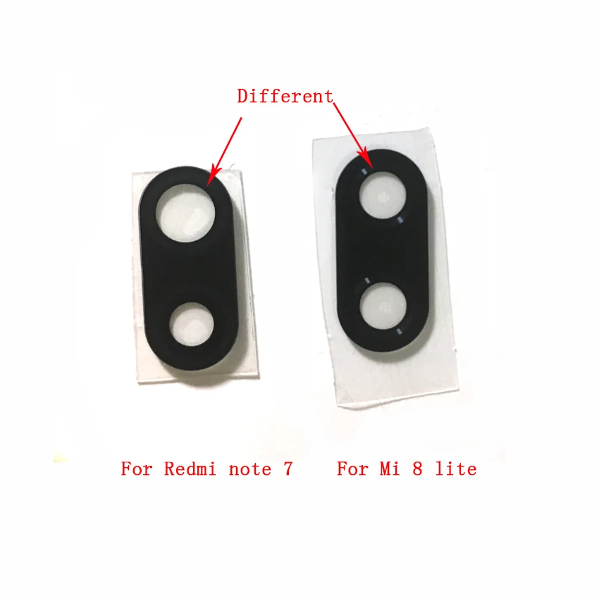 

10pcs Rear Back Camera Glass Lens Cover For Xiaomi Redmi Note 7 / Mi 8 Lite 7A with Ahesive Sticker Replacement Parts