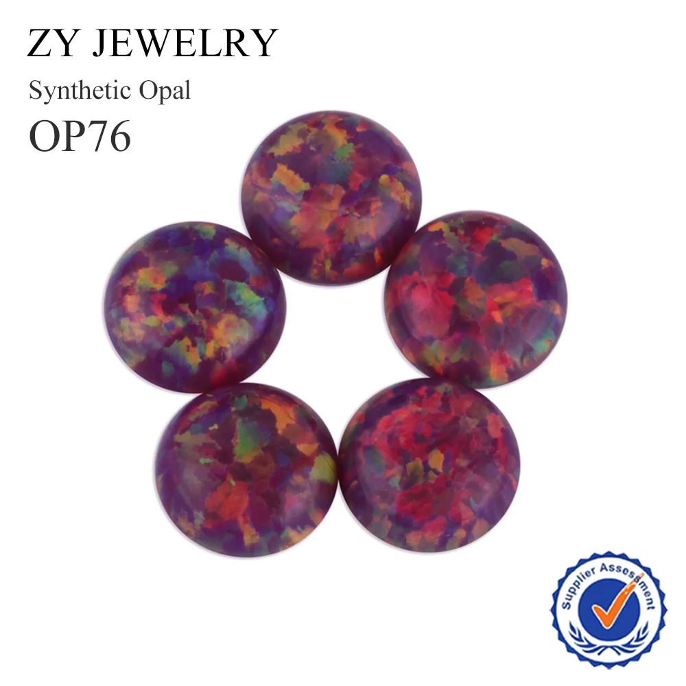 2.0mm~10mm Round Cabochon Cut Loose Opal Stone OP76 Lab Created Opal