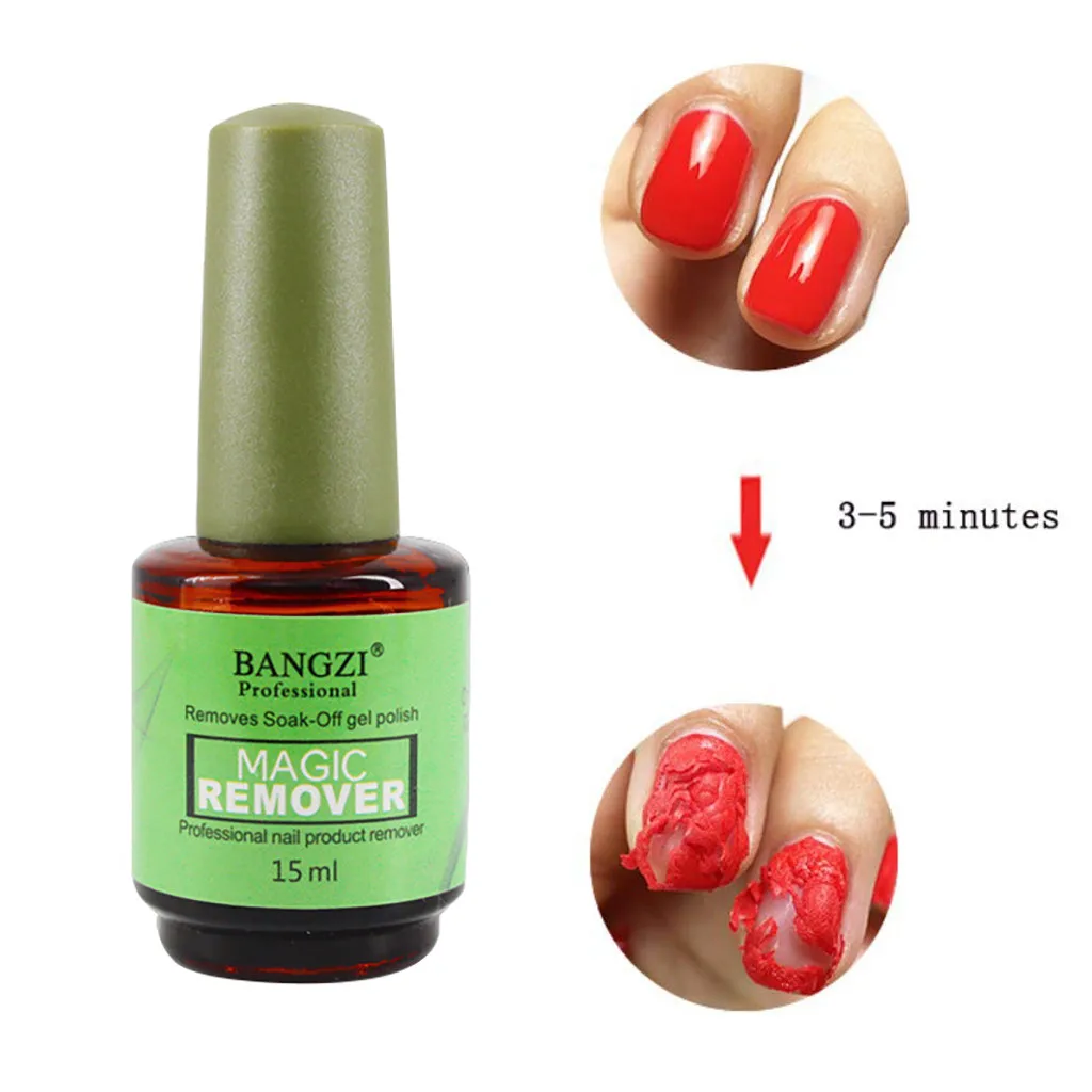 Hot Fashion 2Pcs 15 ML Gel Polish Burst Magic Remover Off Nail Gel Nail Degreaser Cleaner Ba Maquiagem Drop Shipping useful