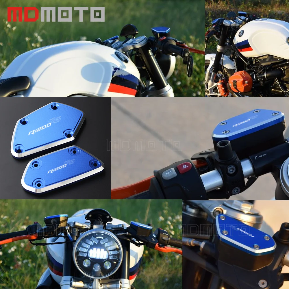 Алюминиевый передний тормозной бак и муфта R1200RS 2017 для мотоцикла с ЧПУ крышка