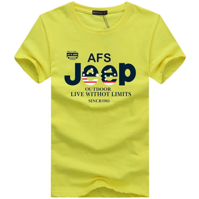 AFS JEEP брендовая летняя футболка мужская хлопковая Военная футболка с коротким рукавом армейская тактическая футболка больших размеров M-5XL ... AFS JEEP брендовая летняя футболка мужская хлопковая Военная футболка с коротким рукавом армейская тактическая футболка больших размеров M-5XL ...