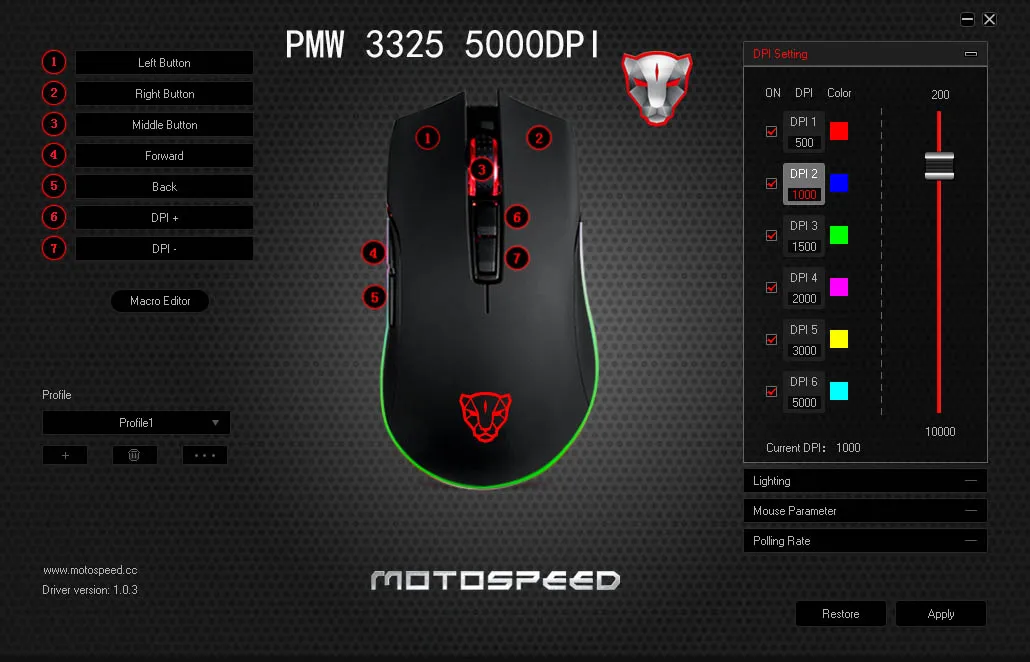 Motospeed V70 USB Проводная игровая мышь PUBG PMW3325 5000 точек/дюйм PMW3360 12000 точек/дюйм RGB LED подсветка оптическая мышь для PUBG FPS Gamer