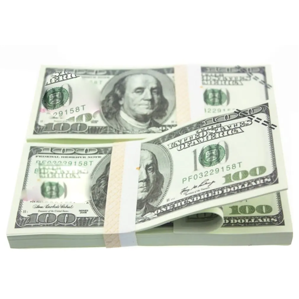 

10PCS/SET Unique American Gold Foil Dollar Banknote Fake Money Art Crafts Highly Collection Art Craft Supplies