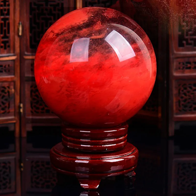 Factory direct shipping with genuine natural red crystal ball ornaments