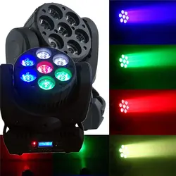 Высокое качество RGBW 7x12 Вт moving head света/LED Луч/DMX512 свет этапа/DJ дискотека эффект Освещение/мыть светодиодный луч света