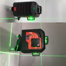 Fukuda 3D зеленая линия лазерный Нивель нивелировочный инструмент 12 линий лазерных уровней