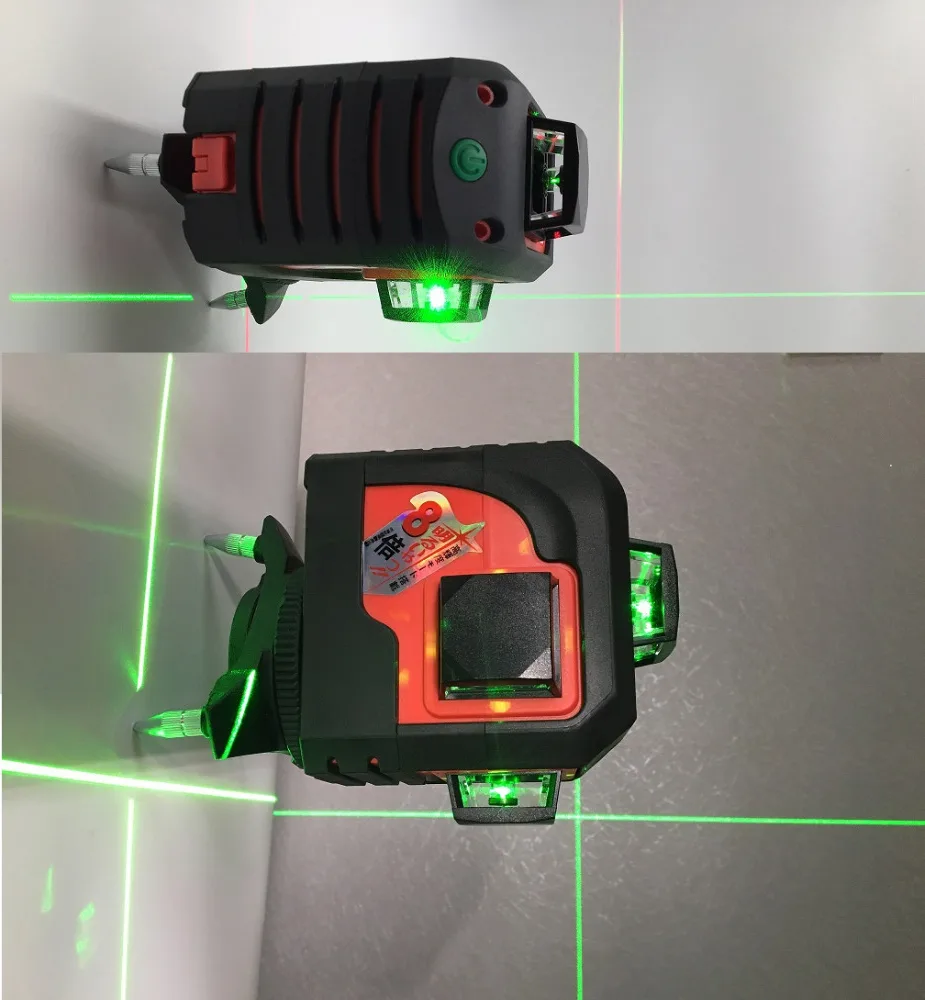 

Fukuda 3D green line laser nivel levelling instrument 12lines lazer levels