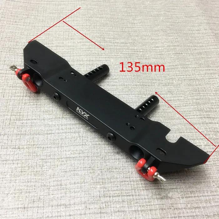 1 шт. металлический L135mm переднего бампера анти-столкновения бар с светодиодный свет полосы+ кенгурятник Автомобильный кронштейн для осевой scx10 RC Запасные части для автомобилей