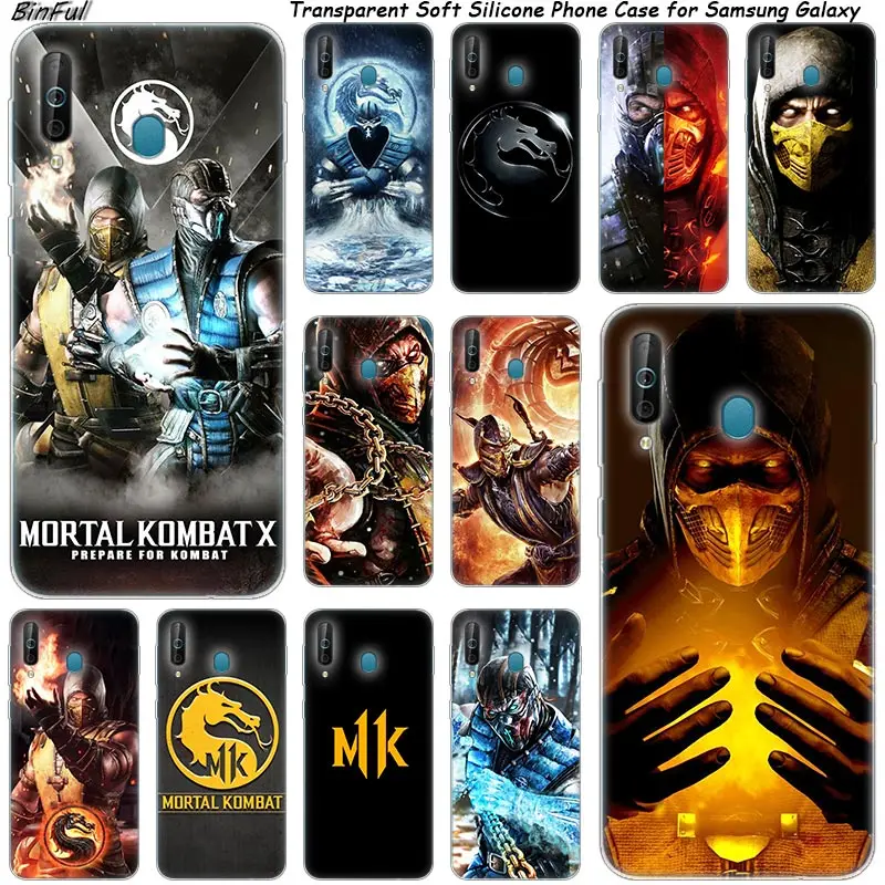 Силиконовый чехол Mortal Kombat для Samsung Galaxy A80 A70 A60 A50 A40 A40S A30 A20E A2CORE M40 Note 10 Plus 9 8 5 модный |