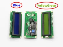 Плата адаптера для ЖК-дисплея 1602 + I2C LCD 1602 Модуль синий/зеленый экран PCF8574 IIC/I2C LCD 1602