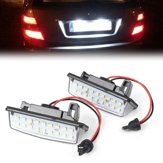 For Nissan Murano Altima Pathfinder Quest Sentra Rogue Versa Note For Nissan Murano Altima Pathfinder Quest Sentra Rogue Versa Note Maxima Led License Number Plate Light Lamp Lighting Ce 2pcs