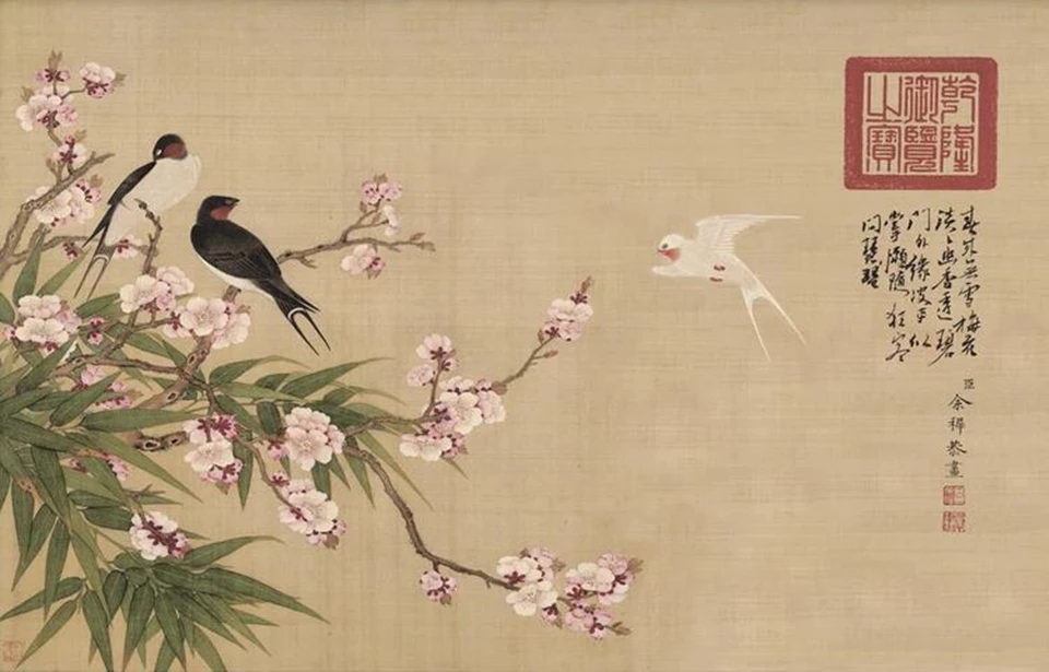 Пользовательские фото обои 3D китайский стиль нетканые обои домашний декор птицы цветы обои для гостиной спальни