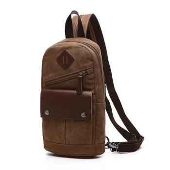 

032318 new hot unisex women men small canvas backpack