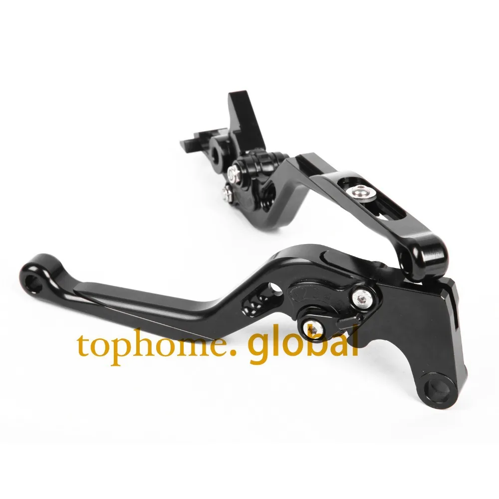Для Yamaha YZF R1 2009 2014 CNC Складные Выдвижные рычаги Тормозной сцепления черный 2010 2011 2012