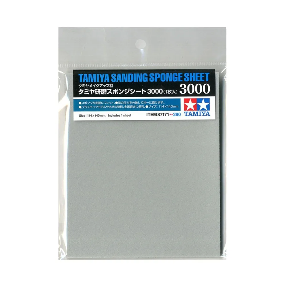 

OHS Tamiya 87171 Model Sanding Sponge Sheet P3000 Hobby Finishing Tools Accessory