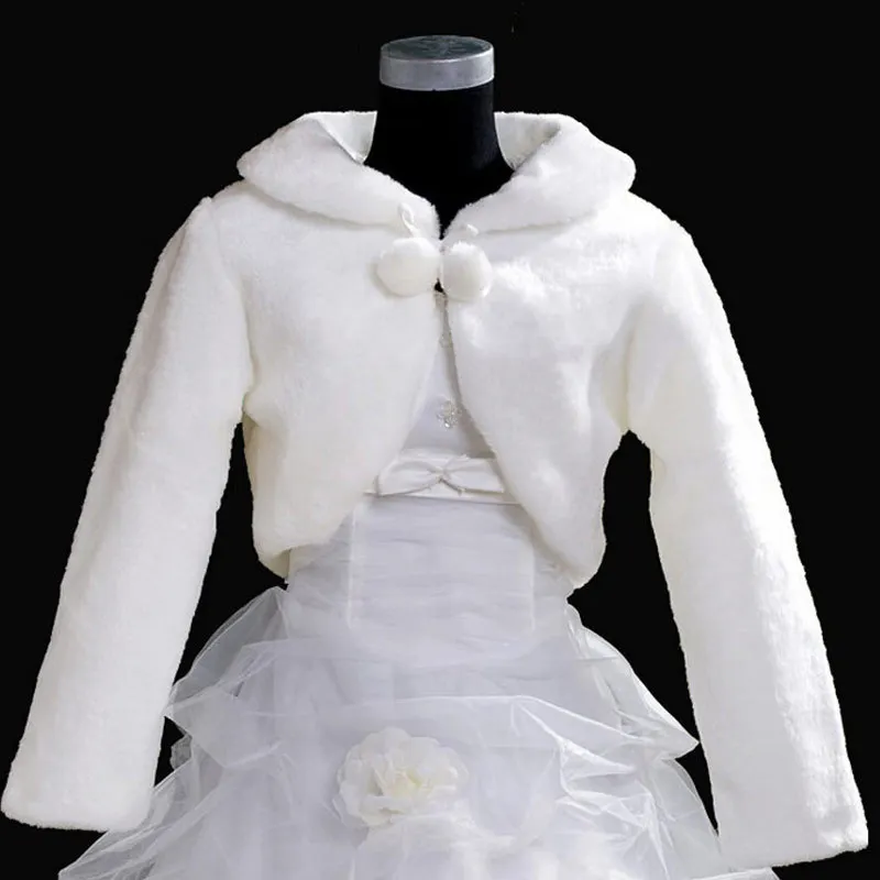 New Faux Fur Wedding Bridal Wrap Shawl Wedding Jackets Wrap Coat Bolero